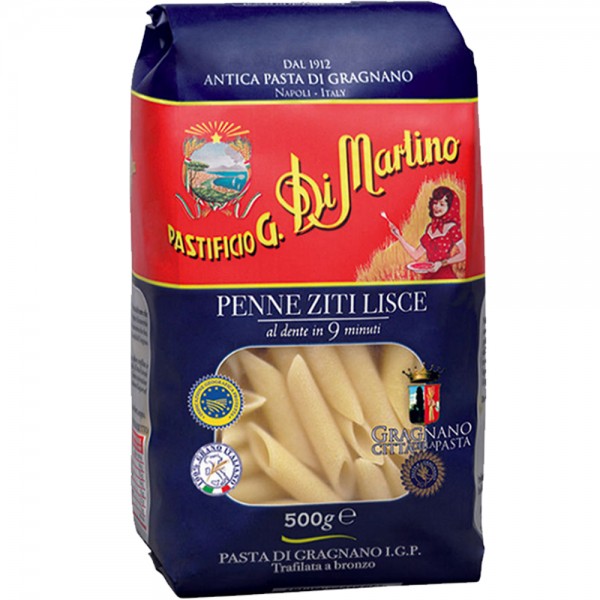 E Penne Lisce de Zite Pasta di Gragnano IGP Fabbrica della Pasta